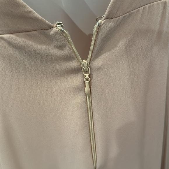 Show Me Your Mumu Jenn Dusty Blush Crisp Maxi Dress Size Small - Picture 9 of 16